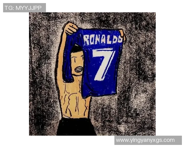 C罗涂鸦手绘展现足球明星魅力与激情的艺术之旅